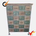 En bois massif en bois massif Shabby Chic Furniture Multi-Drawer